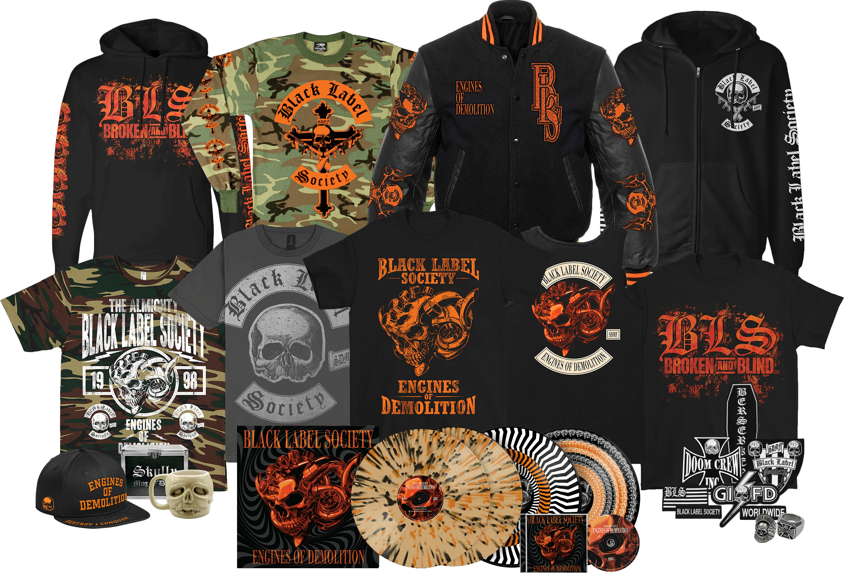 Black Label Society merchandise range